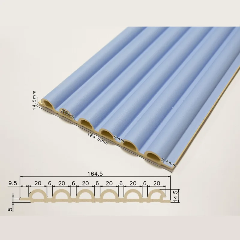 156 Ontto puolipyöreä 6-ristikköinen uurrettu paneeli